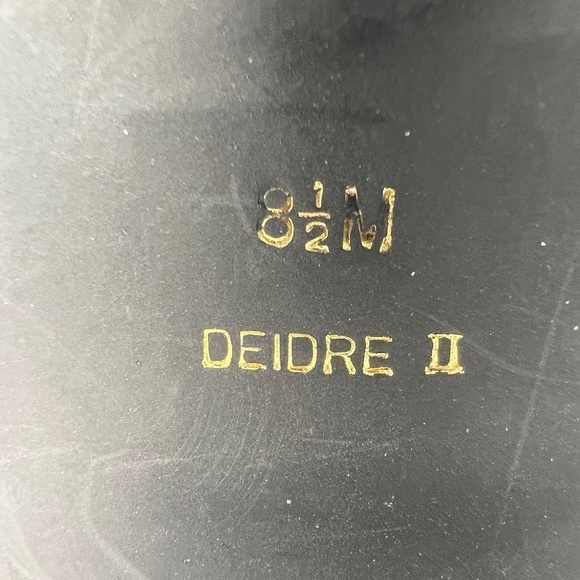 KAREN SCOTT DEIDRE II Navy Blue Block Heels Size 8 1/2 Women’s - Picture 4 of 11